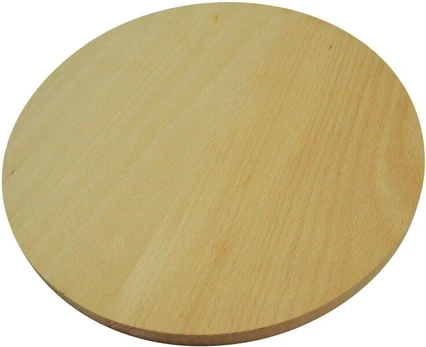 Apvalus medinis pjaustymo ir serviravimo lentelė 35cm