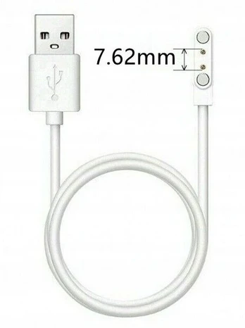 Usb įkroviklis magnetinis laidas smartwatch ip67