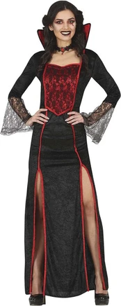 Gotiška vampyro ilga elegantiška suknelė moterims