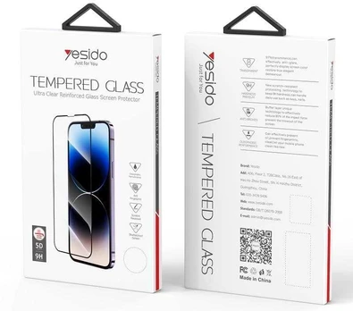 Dėklas Yesido Glass 5D for Xiaomi Redmi Note 14 5G TG01