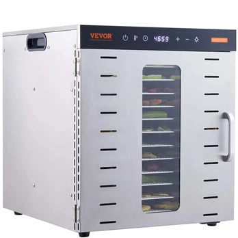 10 padėklų maisto džiovintuvas 1000W