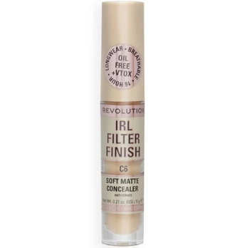 Makeup Revolution, IRL Filter Finish, Cover Dark Spots, Cream Concealer, C6, 6 g