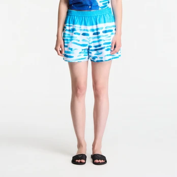 Michael Kors X Christina Zimpel Beach Pull On Short White - Dydis L (MS630MKL7J 100 Šortai)