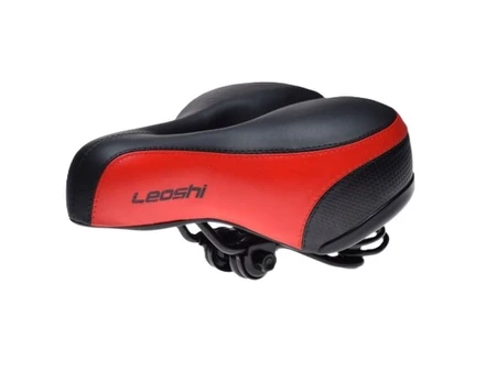 dviračio balnelis Leoshi CITY COMFORT, juoda-raudona