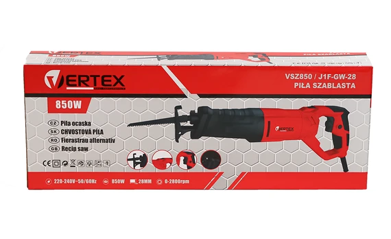 VERTEX tiesinis pjūklas 850W