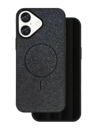 Mocco Glitter Thin Mag Back Case for Apple iPhone 17