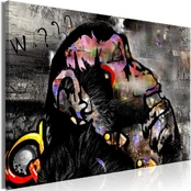 Artgeist Paveikslas - Pensive Monkey (1 Part) Wide kaina