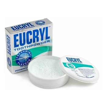 Valomoji dantų pudra Eucryl Freshmint 50 g
