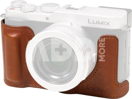 SmallRig 5699 Leather Half Case for Panasonic LUMIX L10 Brown