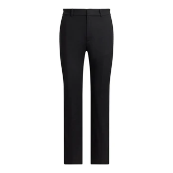Kelnės moterims, Juoda, Woven-cigarette-pants