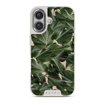 So Lush - Bannana Leaves iPhone 16 Case, Elite Light (MagSafe) / Silver
