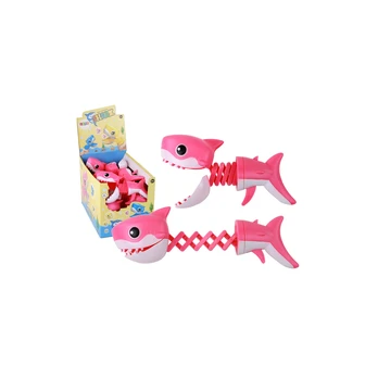 Lean Toys Žaislas Biting Fish Rožinė Shark Gun