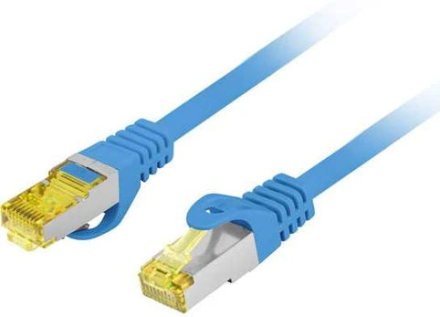 PATCHCORD KAT.6A S/FTP LSZH CU 5M MĖLYNA FLUKE PASSED LANBERG