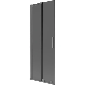 Dušo sienelė Mexen Velar, 75 cm x 150 cm, grafito/gun metal
