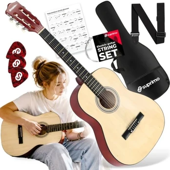 SUPRIMO CG34 NT klasikinė gitara 3/4, 36 colių, natūralios spalvos