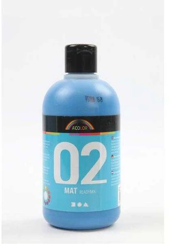 Ccpas Akrylmaling A-Color 02 - mat, primærblå, 500 ml