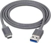 USB kabelis Innergie USB-A - USB-C 1 m Pilkas (3082186301)