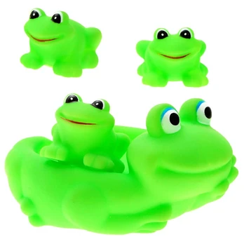 Green rubber frog bath ZA1616