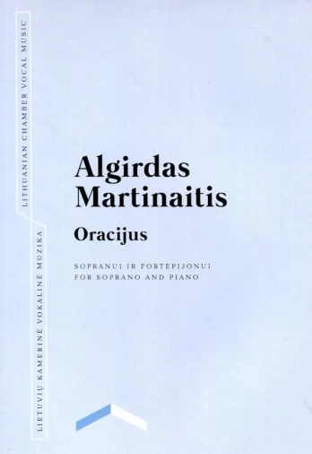 Oracijus. Sopranui ir fortepijonui