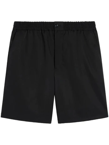 Šortai vyrams, Juoda, Elasticated-waist shorts