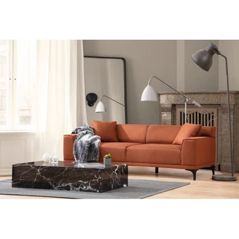 Trivietė sofa Petra 3-Orange Oranžinė