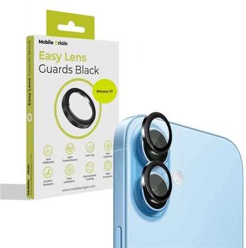 Mobile Origin Easy Lens Guards, juodas - iPhone 17