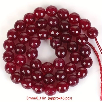 Akmeniniai karoliukai, 8mm 45 Vnt