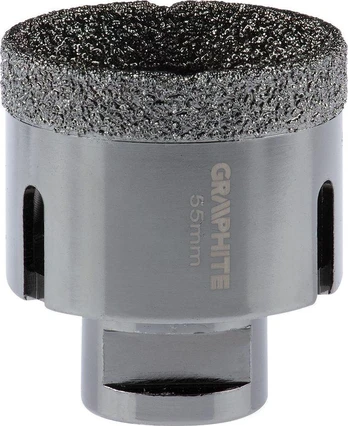 Graphite 55 mm x M14 deimantinis skylių pjūklas