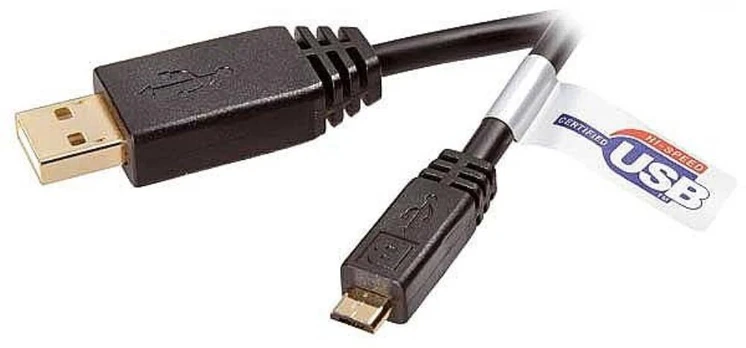 Laidas Platinet USB MicroUSB Cable USB, Micro USB, 1.8 m, juoda