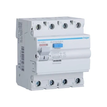 Nuotekio relė Hager CD464J 4P 63A 30mA AC Class