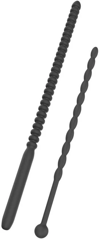 Hidden Desire Ribbed Penis Dilator Set 2 pcs