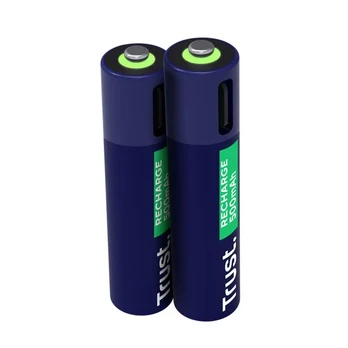 Rechargeable Battery Trust AAA USB-C 2-pack