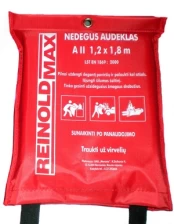 Audeklas Reinold Max, 180 cm x 120 cm, raudona kaina