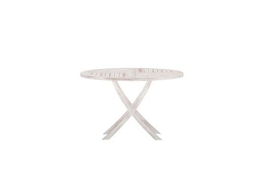 Kenya Round Dining Table ø120cm - Whitewash