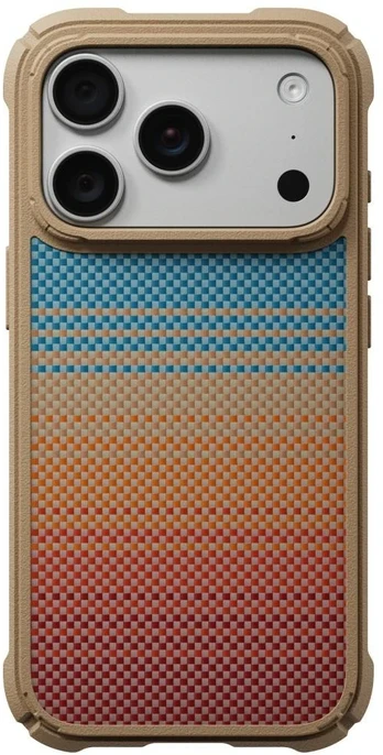 Dėklas Case PITAKA Cairn Case California Dream 01 for iPhone 18 Pro / 17 Pro sunset
