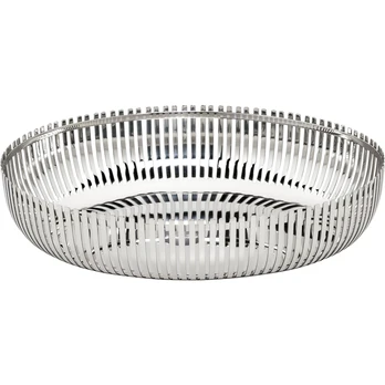 Ovalus krepšelis Alessi PCH06/26 26 cm, sidabrinis