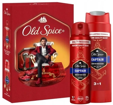 Procter P&G OLD SPICE Captain dezodorantas 150 ml + dušo gelis 250 ml
