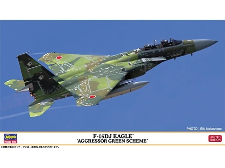 Hasegawa - McDonnell Douglas F-15DJ Eagle `Aggressor Žalias Scheme´, 1/72, 02460