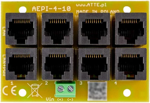 MAITINIMO ADAPTERIS POE AEPI-1-10-HS ATTE