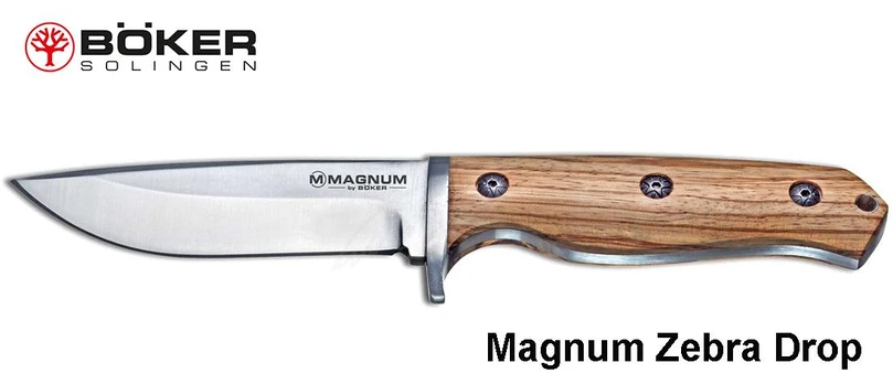 Medžioklinis peilis Böker Magnum Zebra Drop .