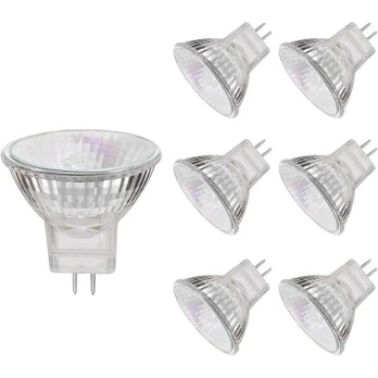 Halogeninės lemputės, 20 W 12 V MR11 GU4, 6 vnt.
