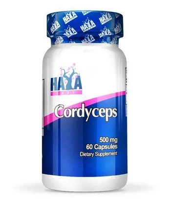 Haya Labs Cordyceps (kininis kordicepsas) 60 kaps.