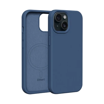 Dėklas Telforceone Etteri Silicone Mag case for iPhone 14 6,1' dark mėlynas