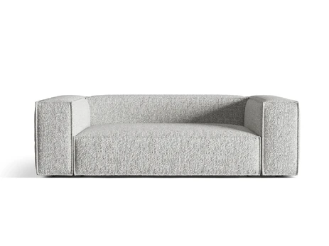 Sofa, Nuria, 3 vietų, 110x210x72, sidabrinė