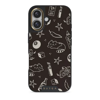 Essentials - iPhone 16 Case, Elite Dark (MagSafe) / Gold