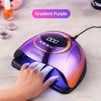 LED Nagų Džiovintuvas – SUNBM11, Spalvinga Violetinė