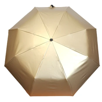 Mechaninis, auksinis "Parachase" skėtis
