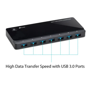 TP-LINK USB 3.0 7 prievadų nešiojamasis šakotuvas (UH720)