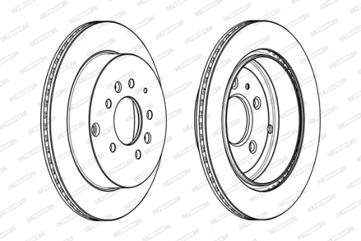 FERODO DDF1819C Brake Disc