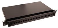 Lanview Fibre patch panel 19" 1U 24 jungtys for SC simplex/LC